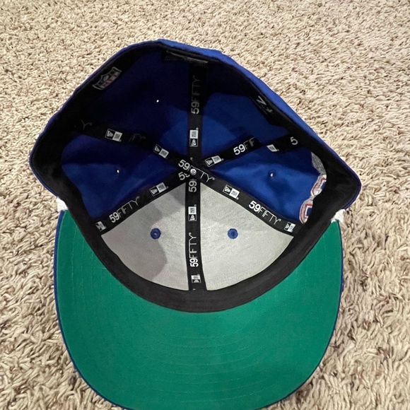 Buffalo Bills Fitted Sideline 100 Year Hat w. Established Year, 1960 - Picture 4 of 4